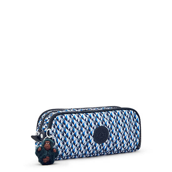 Bolsas Kipling Gitroy Printed Pencil Case Azules | MX 2128WN